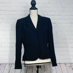 Tahari Black Blazer Size 12P